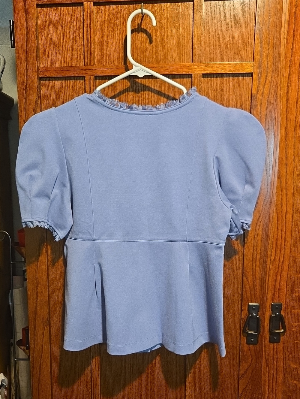 NWT Maeve Light Blue Blouse, Size Small - Picture 7 of 8